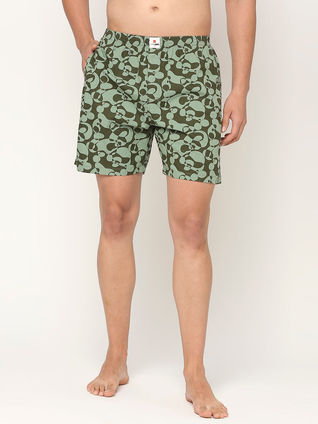 Underjeans By Spykar Men Printed Cotton Boxer