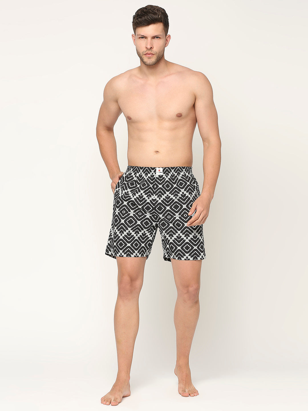Underjeans By Spykar Men Printed Cotton Boxer