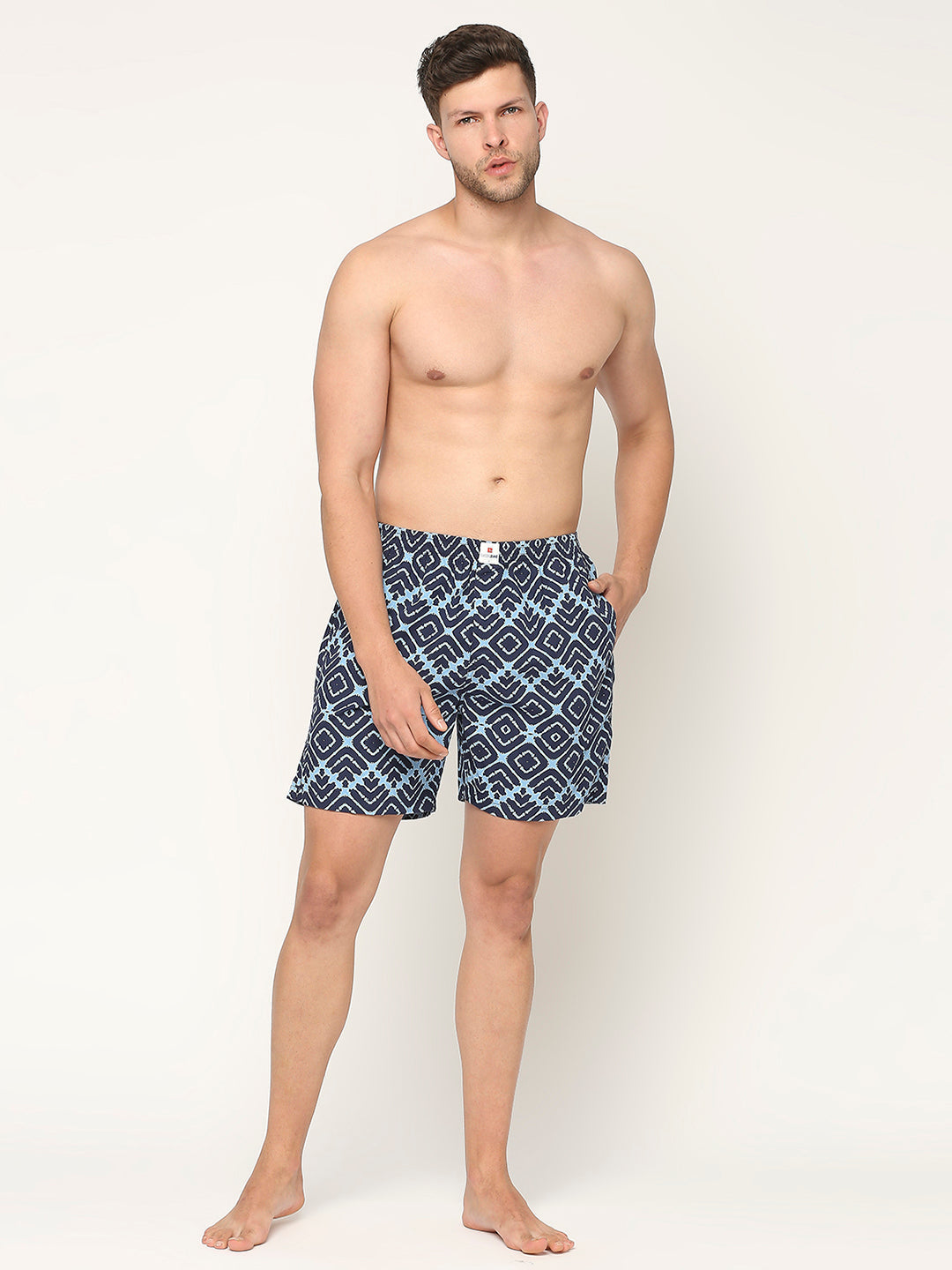 Underjeans By Spykar Men Printed Cotton Boxer