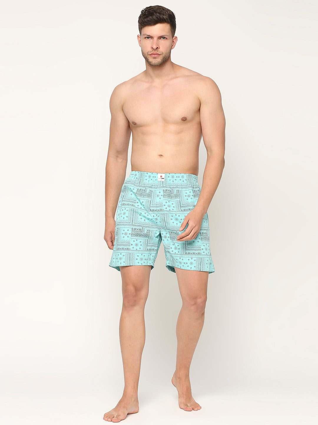 Underjeans By Spykar Men Printed Cotton Boxer