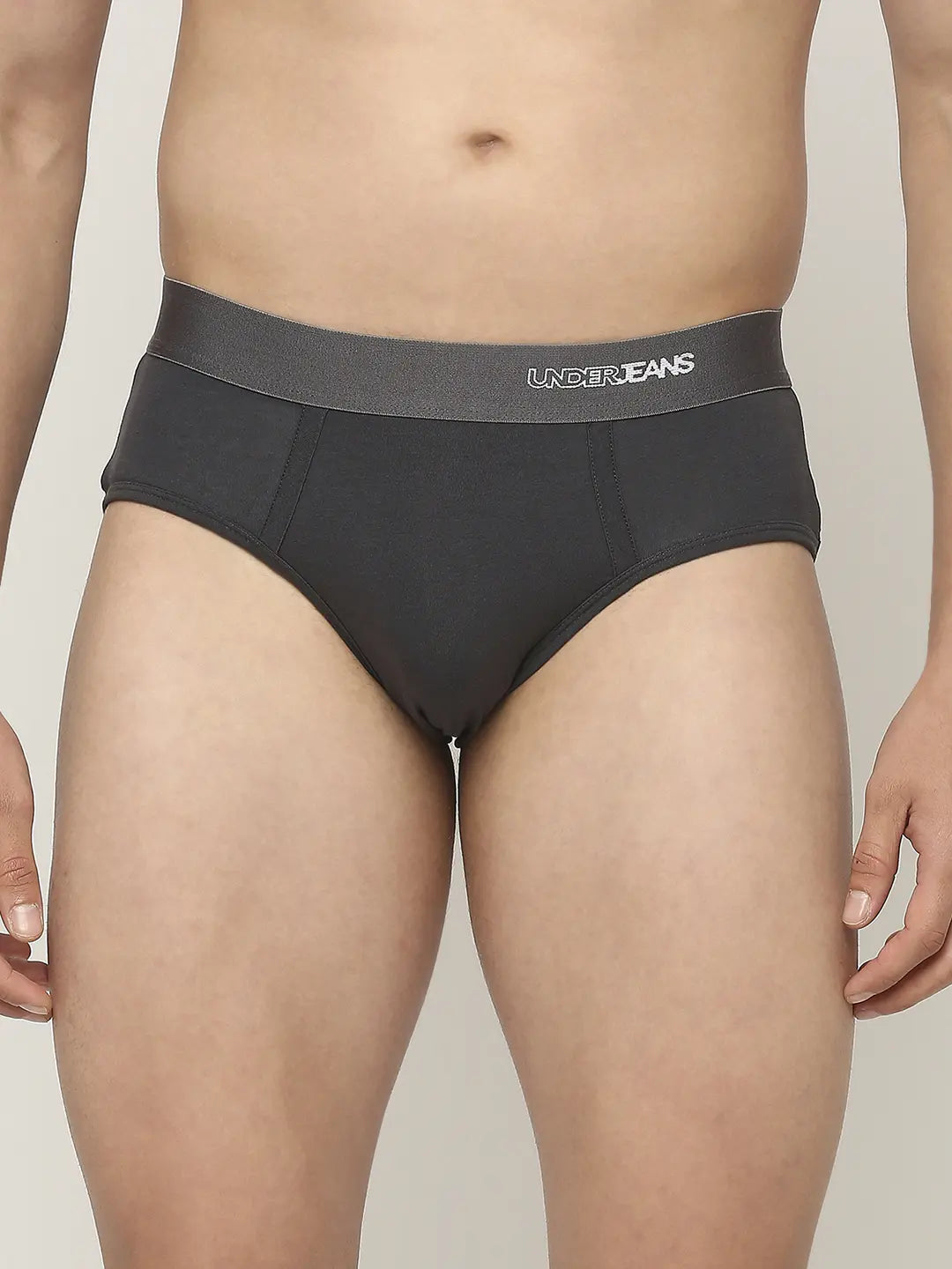 Men Assorted Cotton Blend Printed Brief - Pack Of 3- Underjeans By Spykar