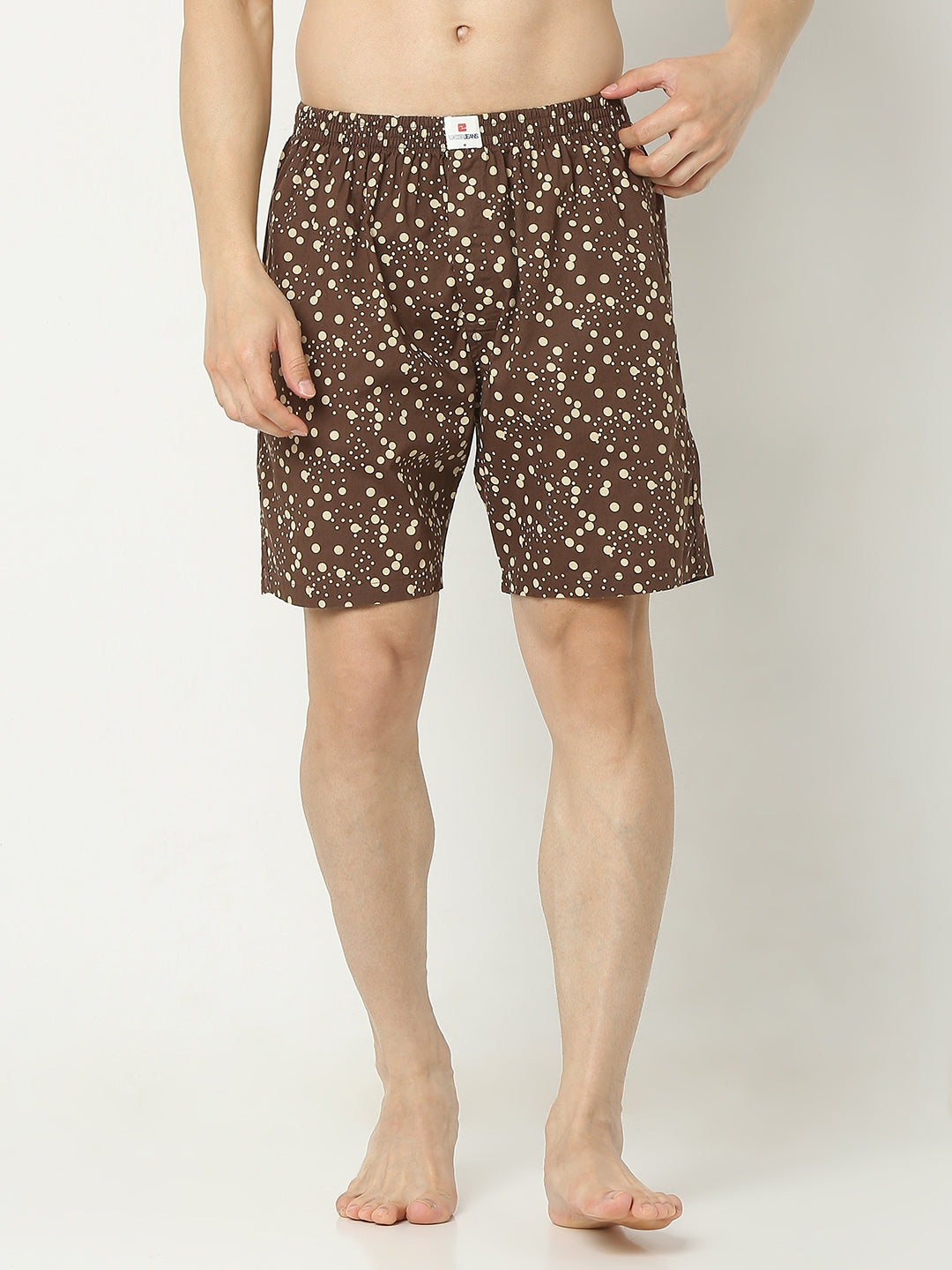 Men Cotton Boxer Shorts- Underjeans By Spykar