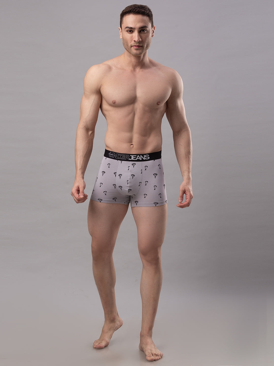 Men Cotton Blend Trunk Pack Of 1- Underjeans By Spykar