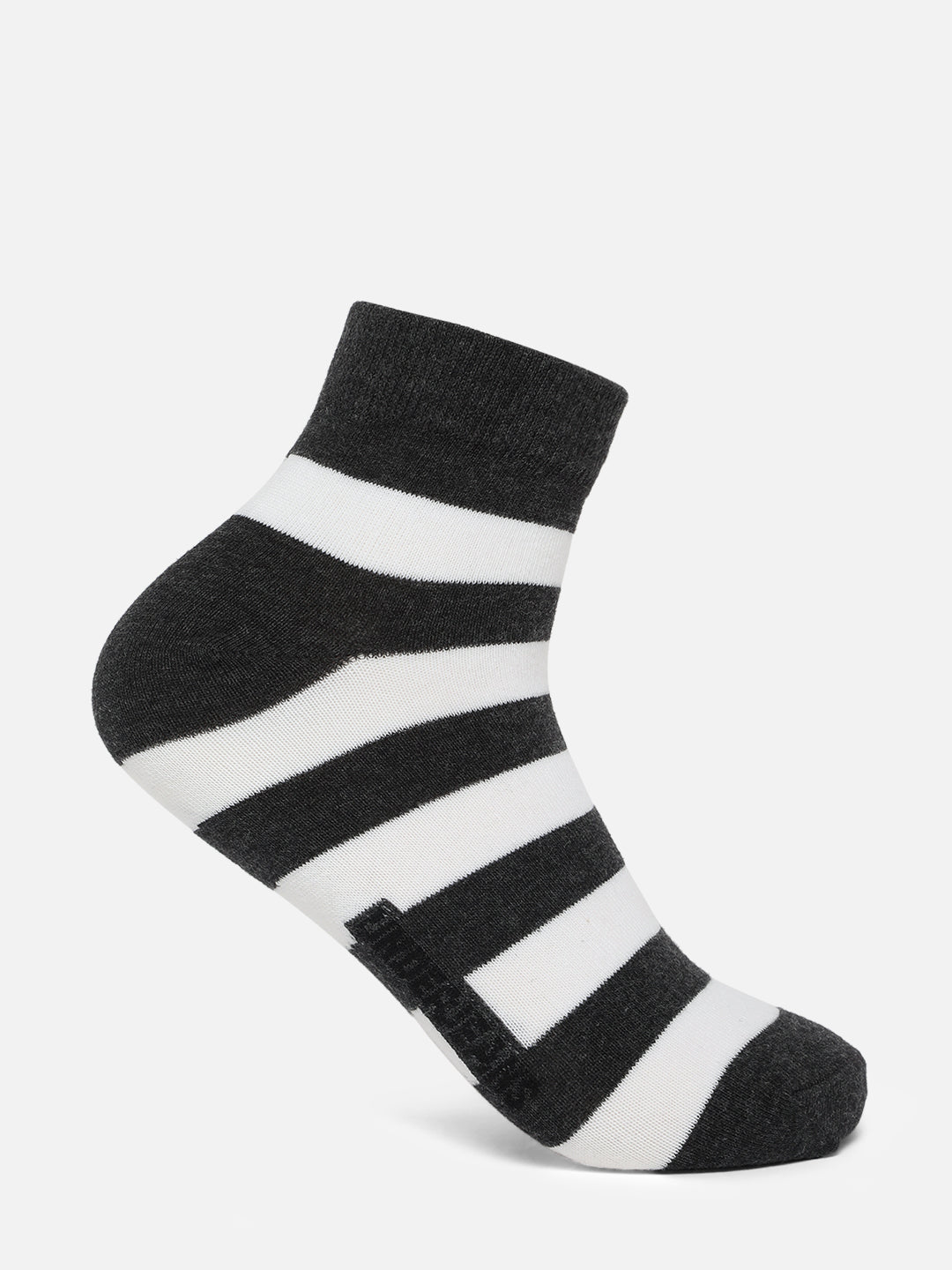 Men Assorted Ankle Length (Non Terry) Socks Pack Of 2- Underjeans By Spykar