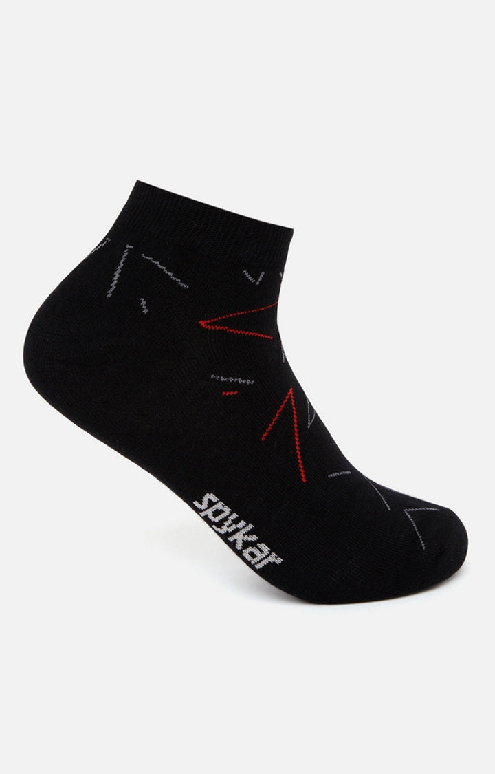 Spykar Cotton Black Socks - Pair Of 2