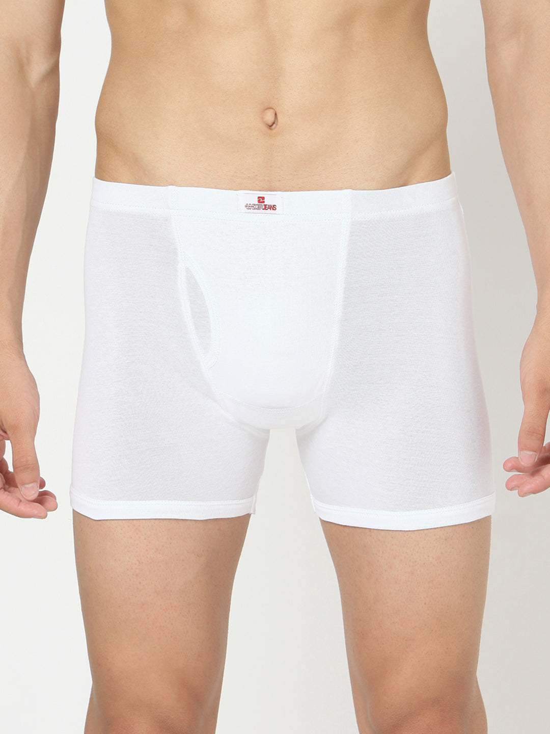 Underjeans By Spykar Men Cotton Blend White Trunk - (Pack Of 2)
