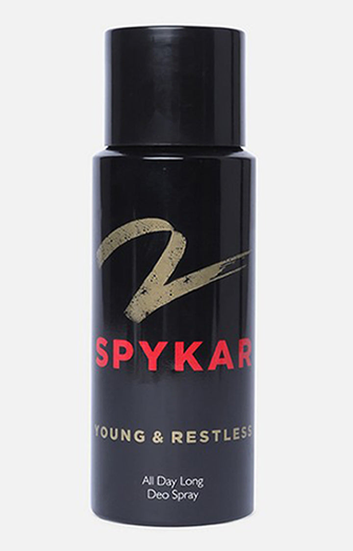 Spykar Brown Belt (L) & Olive Deodorant Combo