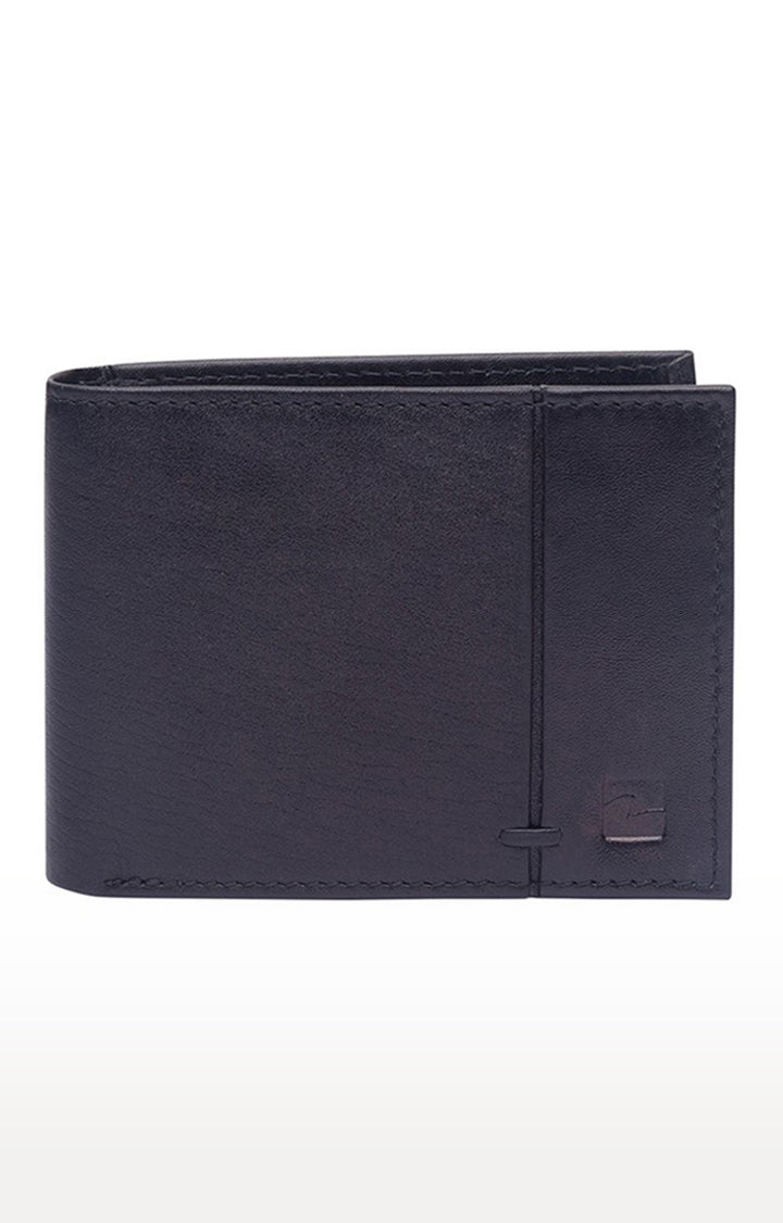 Spykar Men Black Genuine Leather Wallet