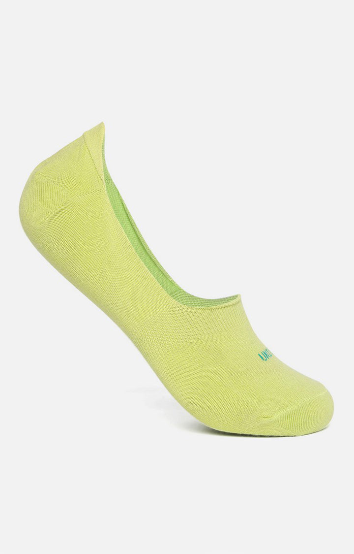 Men P Green No Show Single Pair Of Socks- Underjeans By Spykar
