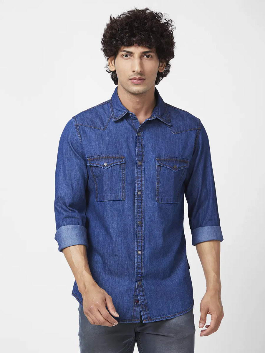 Spykar best sale denim shirts