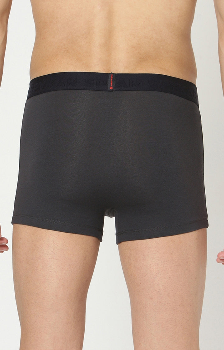 Men Cotton Blend Trunk Pack Of 1- Underjeans By Spykar