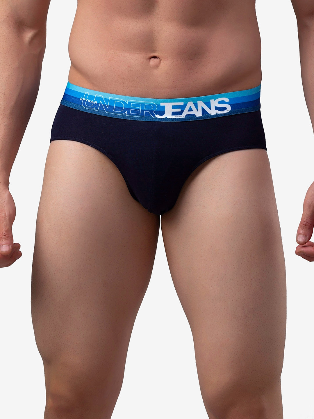 Men Cotton Blend Brief Pack Of 1- Underjeans By Spykar