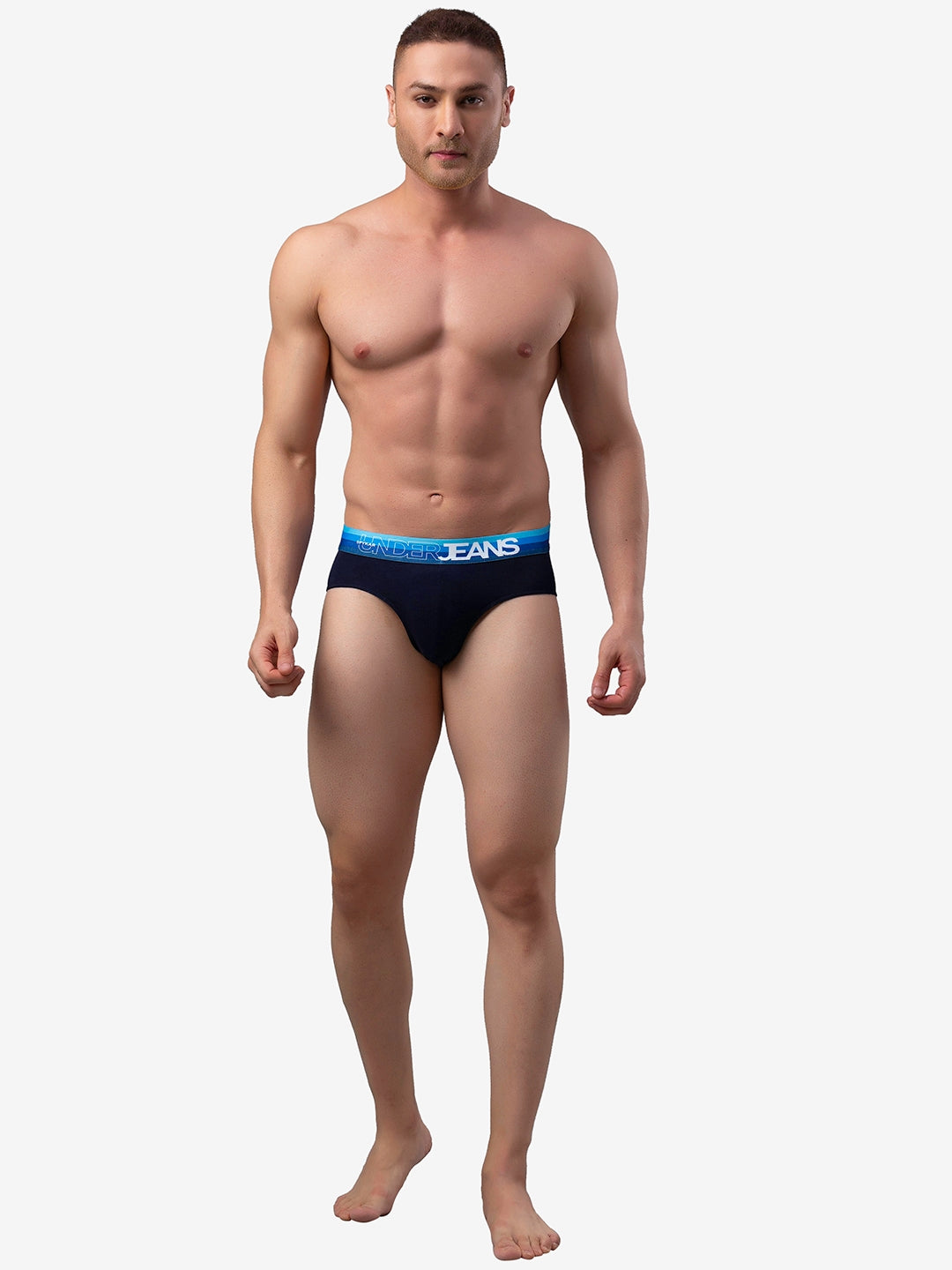 Men Cotton Blend Brief Pack Of 1- Underjeans By Spykar