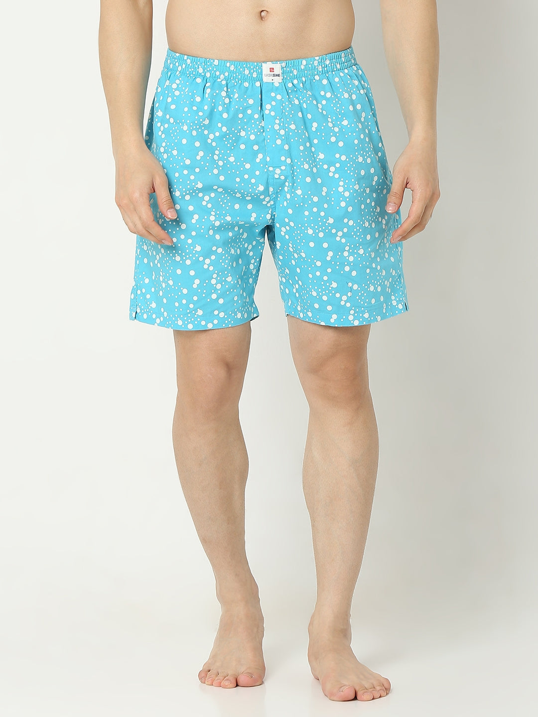 Men Cotton Boxer Shorts- Underjeans By Spykar