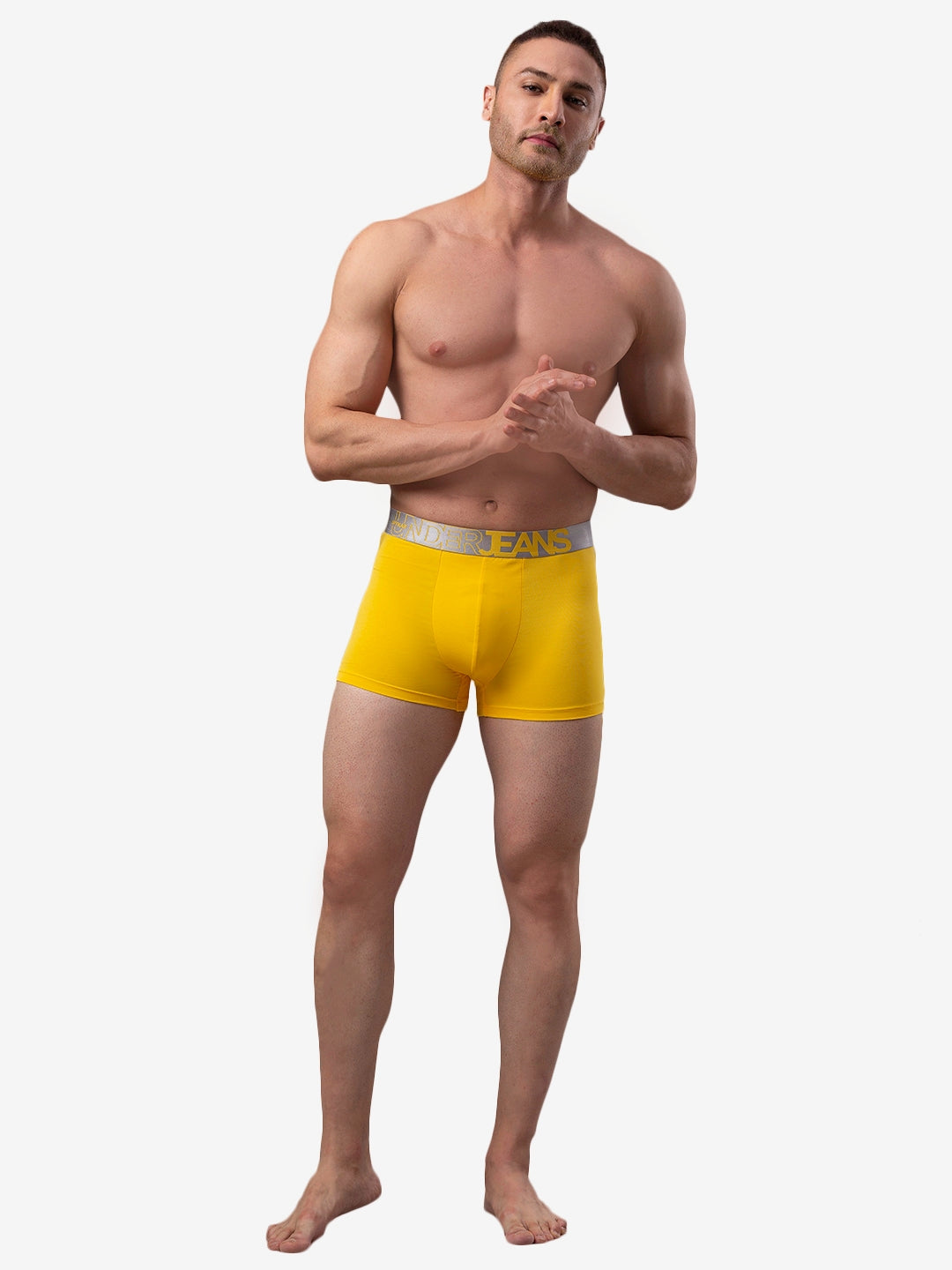 Men Cotton Blend Trunk Pack Of 1- Underjeans By Spykar