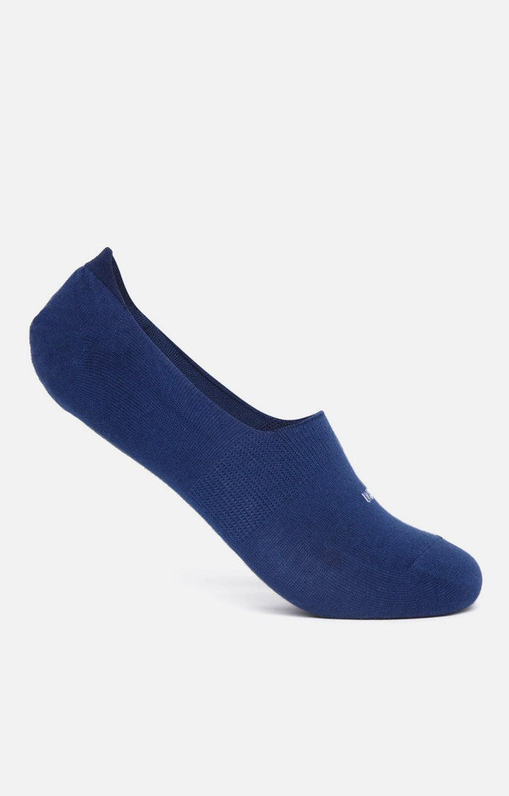 Men Navy No Show Single Pair Of Socks- Underjeans By Spykar
