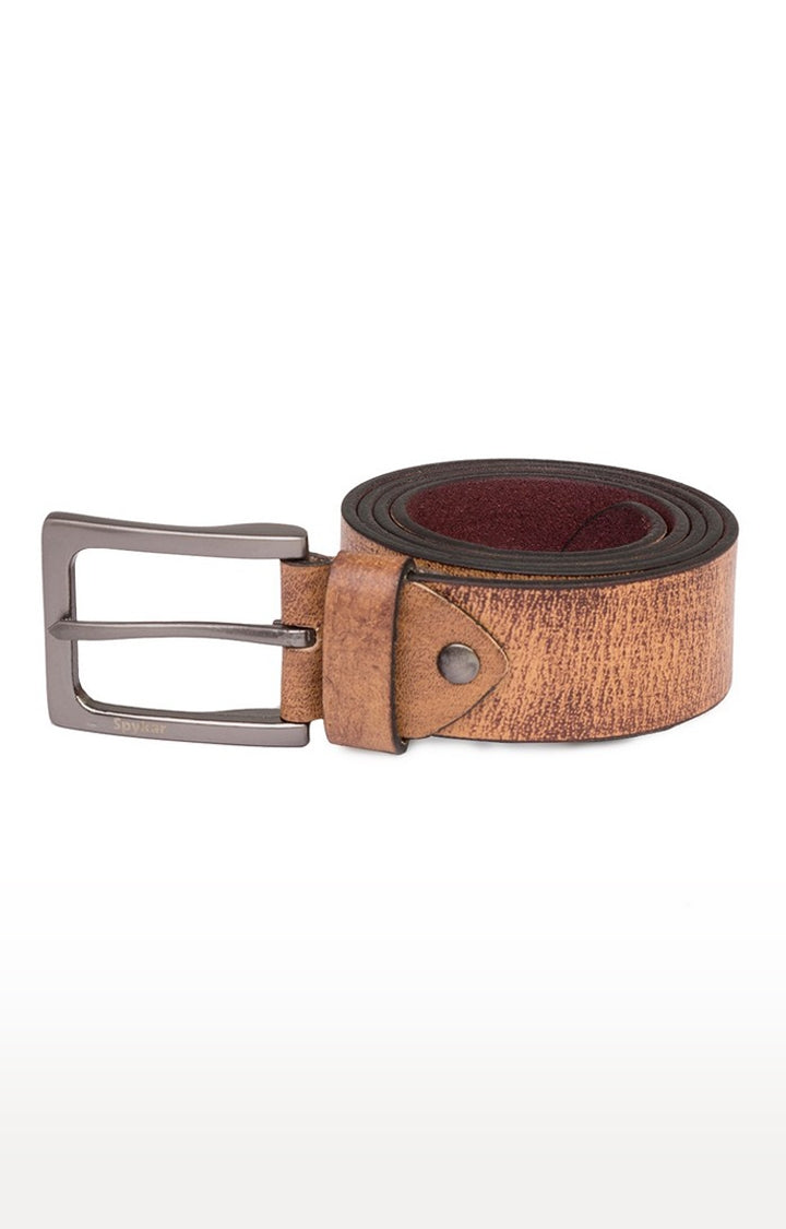 Spykar Tan Leather Belts