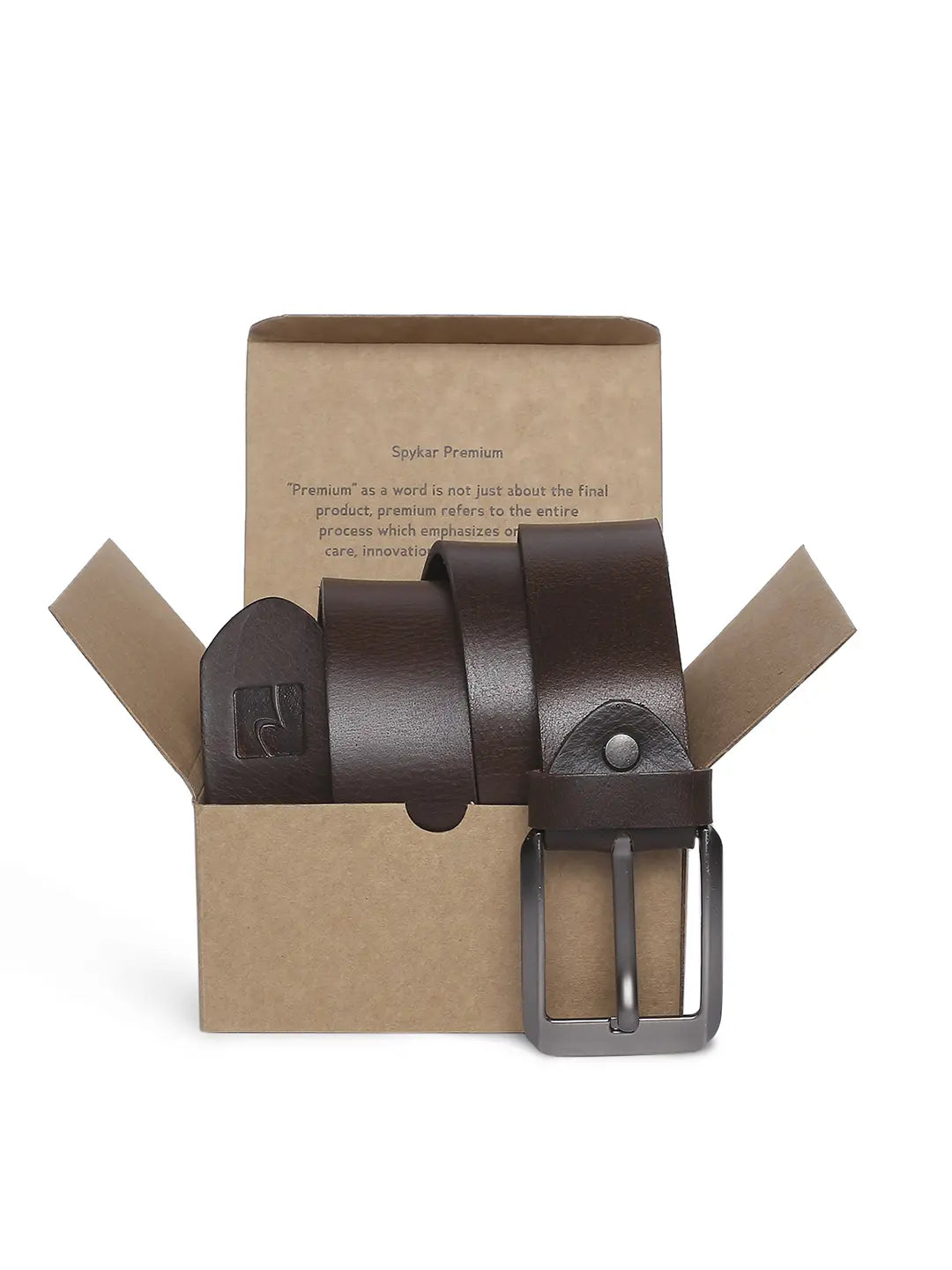 Spykar Men Brown Leather Belt