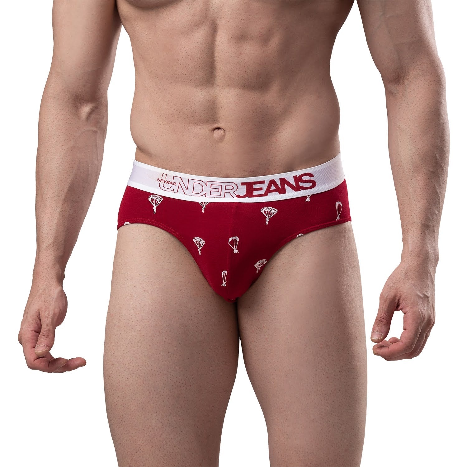 Men Cotton Blend Brief (Pack Of 2)- Underjeans By Spykar