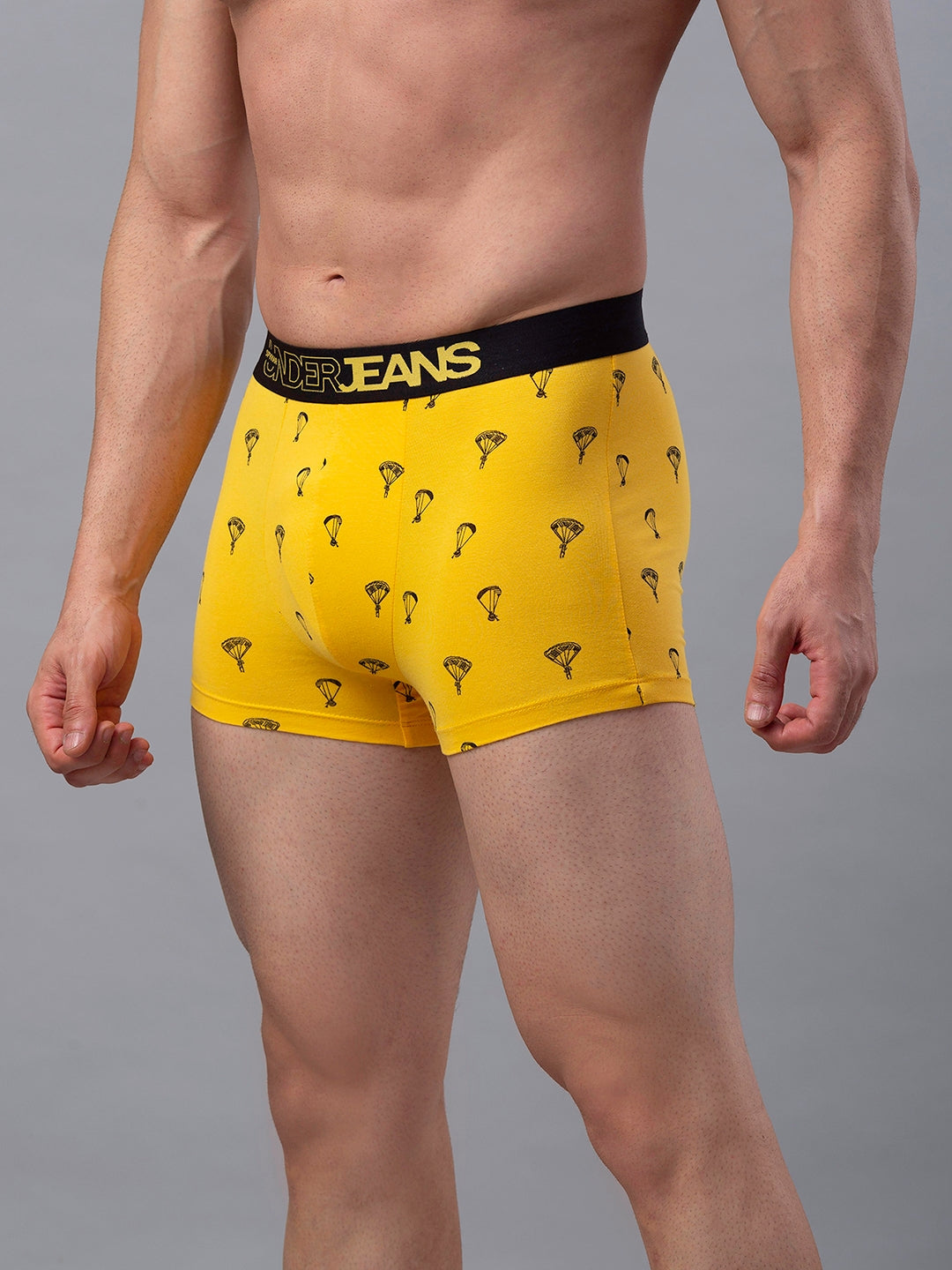 Men Cotton Blend Trunk Pack Of 1- Underjeans By Spykar