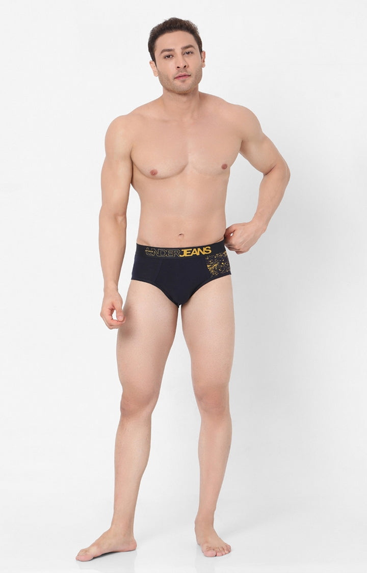 Men Cotton Blend Brief Pack Of 1- Underjeans By Spykar