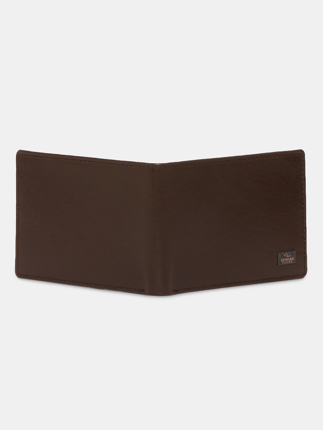 Spykar Men Brown Leather Wallet