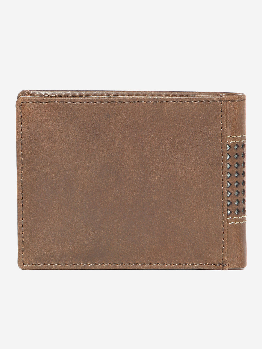 Spykar Men Brown Leather Wallet