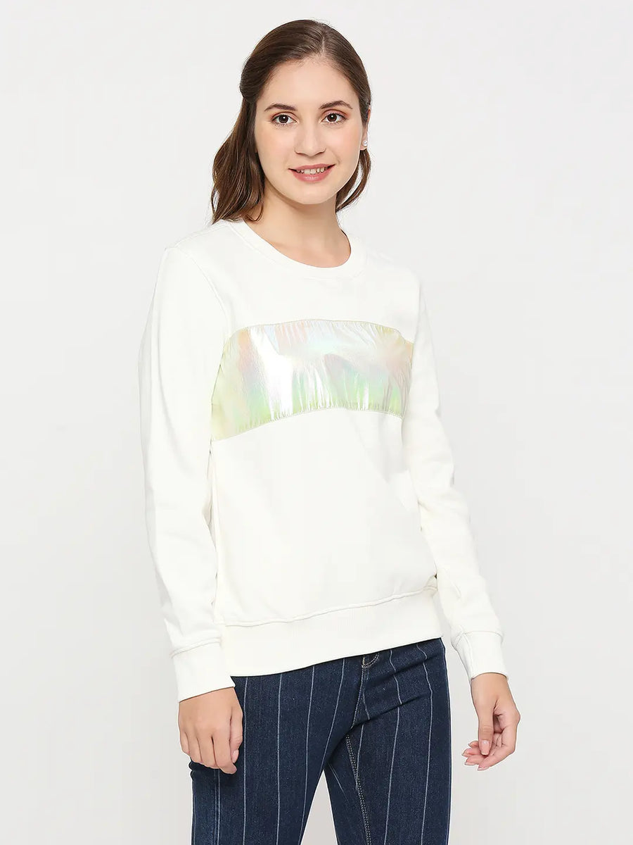 White 2025 sweatshirt womens