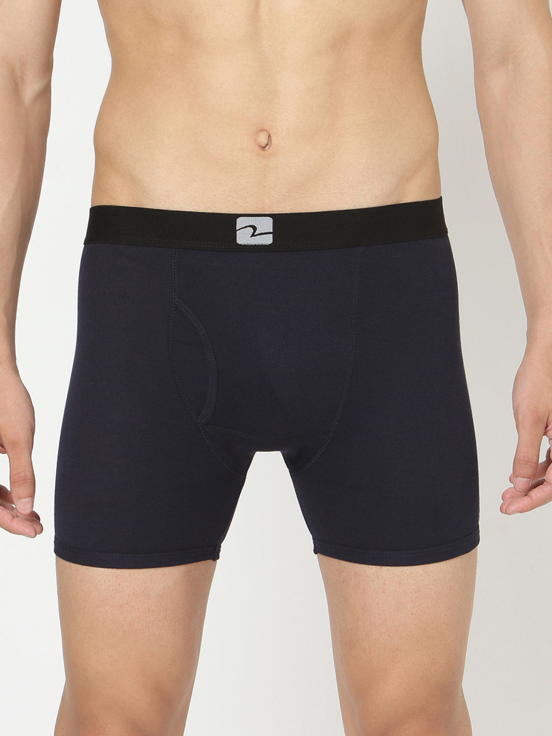 Underjeans By Spykar Men Navy Cotton Trunk