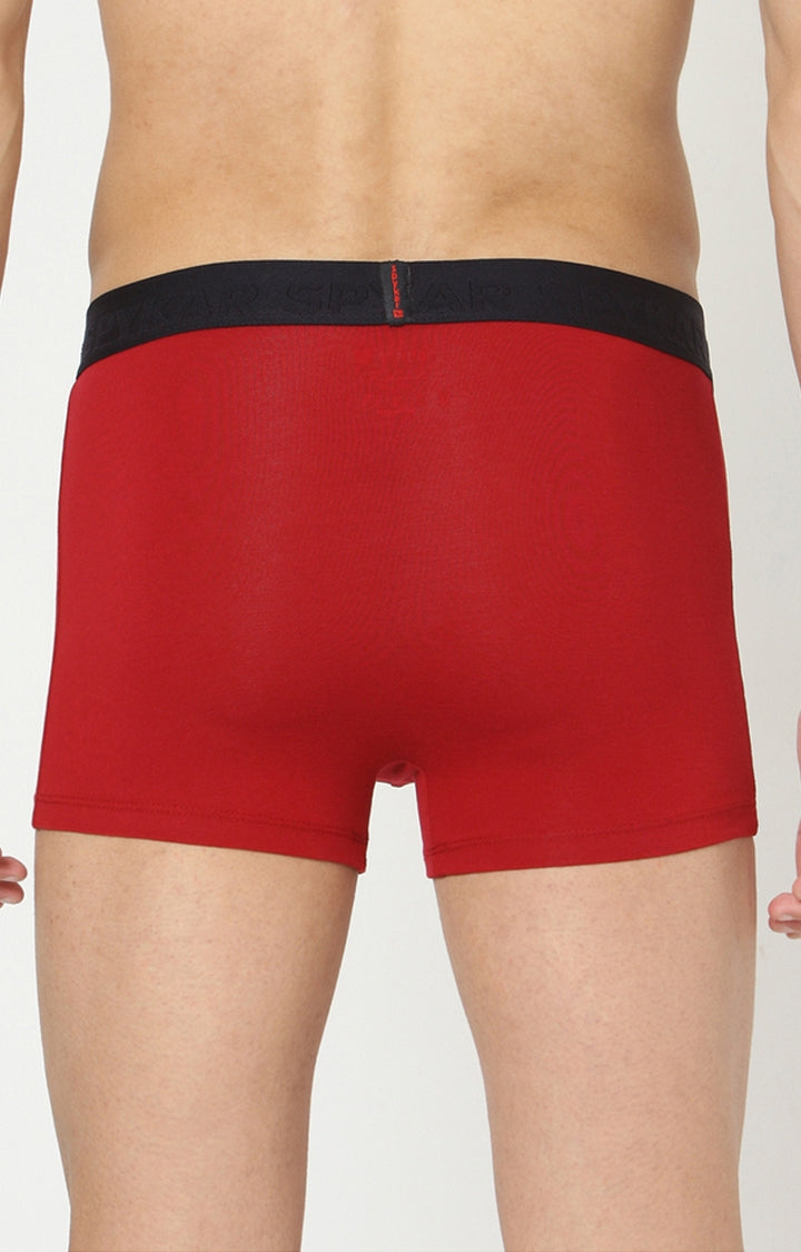 Men Cotton Blend Trunk Pack Of 1- Underjeans By Spykar