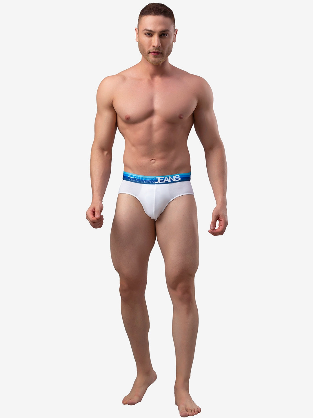 Men Cotton Blend Brief Pack Of 1- Underjeans By Spykar