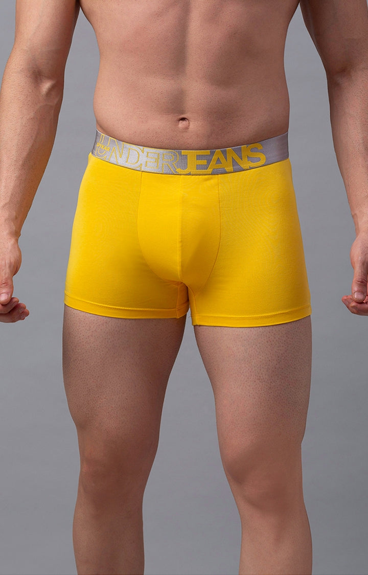 Men Cotton Blend Trunk Pack Of 1- Underjeans By Spykar