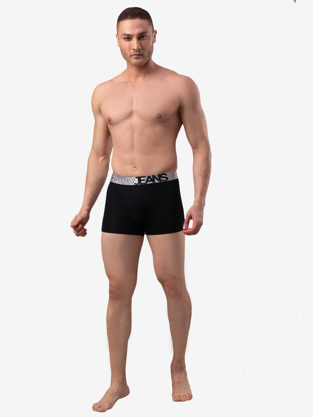 Men Cotton Blend Trunk Pack Of 1- Underjeans By Spykar