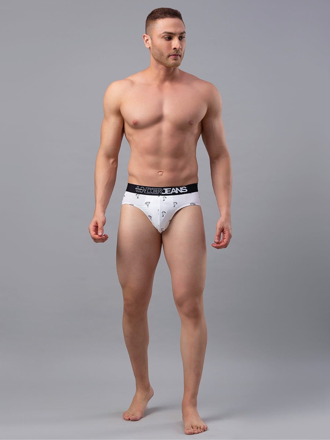 Men Cotton Blend Brief Pack Of 1- Underjeans By Spykar