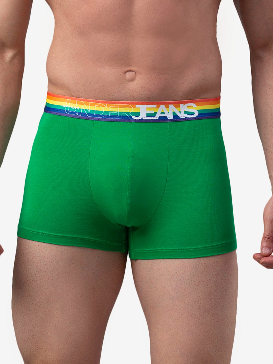 Men Cotton Blend Trunk Pack Of 1- Underjeans By Spykar