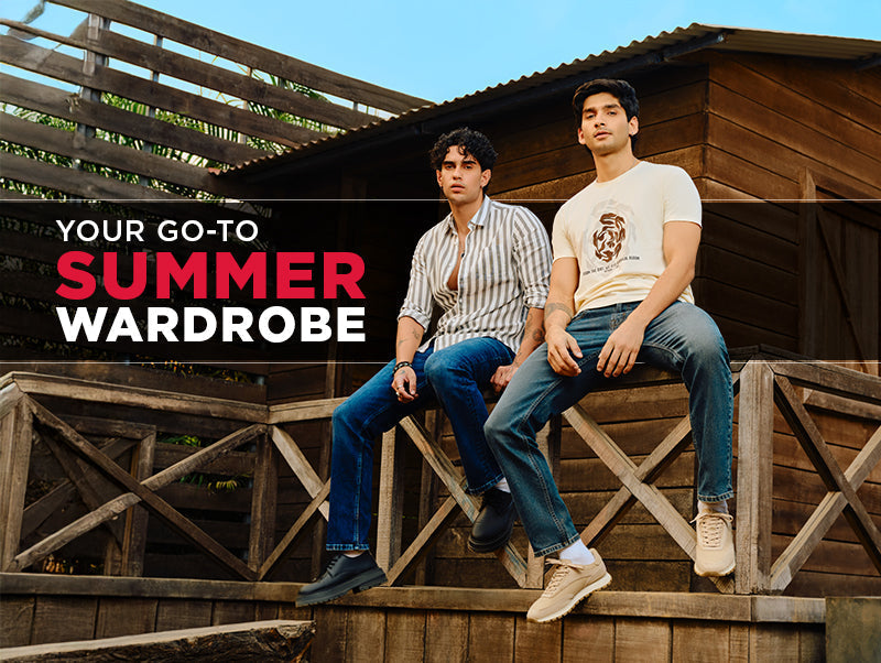 Summer Outfits with Denim Jeans and Lightweight Shirts for Men