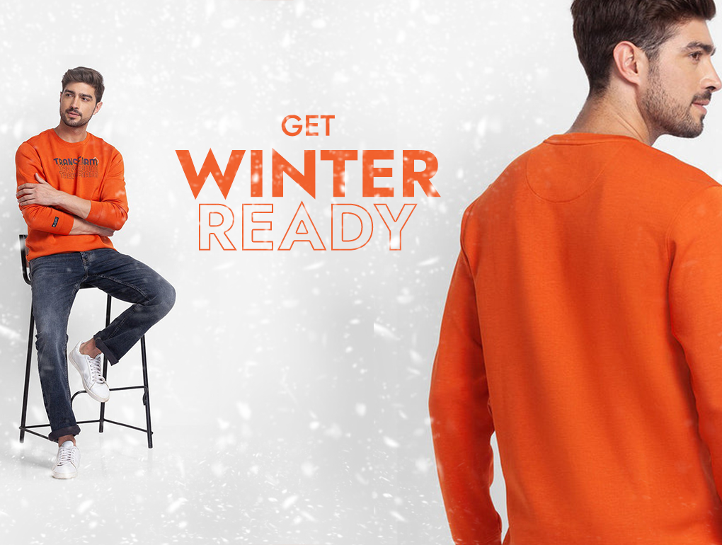 This winter, master the layering game with Sweatshirts for men