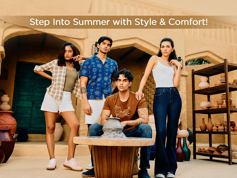 Stylish Summer Denim Outfit with Blue Jeans and White Top for Women
