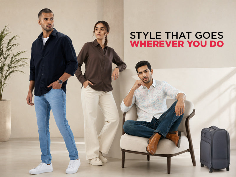Stylish Travel-Friendly Outfits for Monsoon Getaways by Spykar