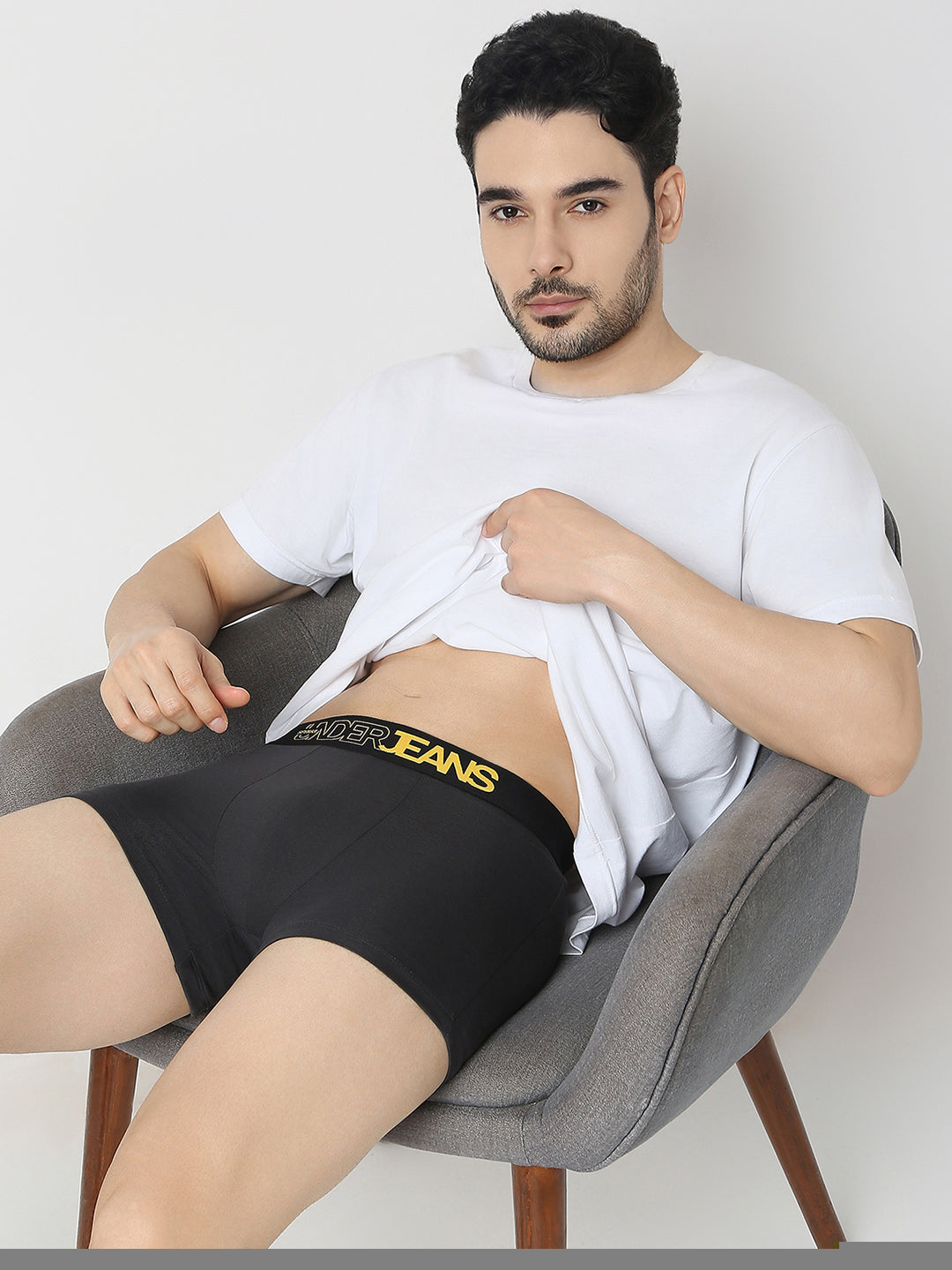 Underjeans Dark Grey & Navy Trunk