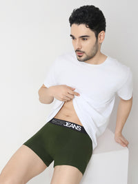 Underjeans Pack Of 2 Navy & Olive Trunk