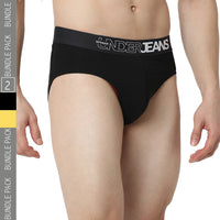 Underjeans Yellow & Black Brief