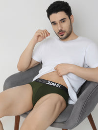 Underjeans Navy & Olive Brief
