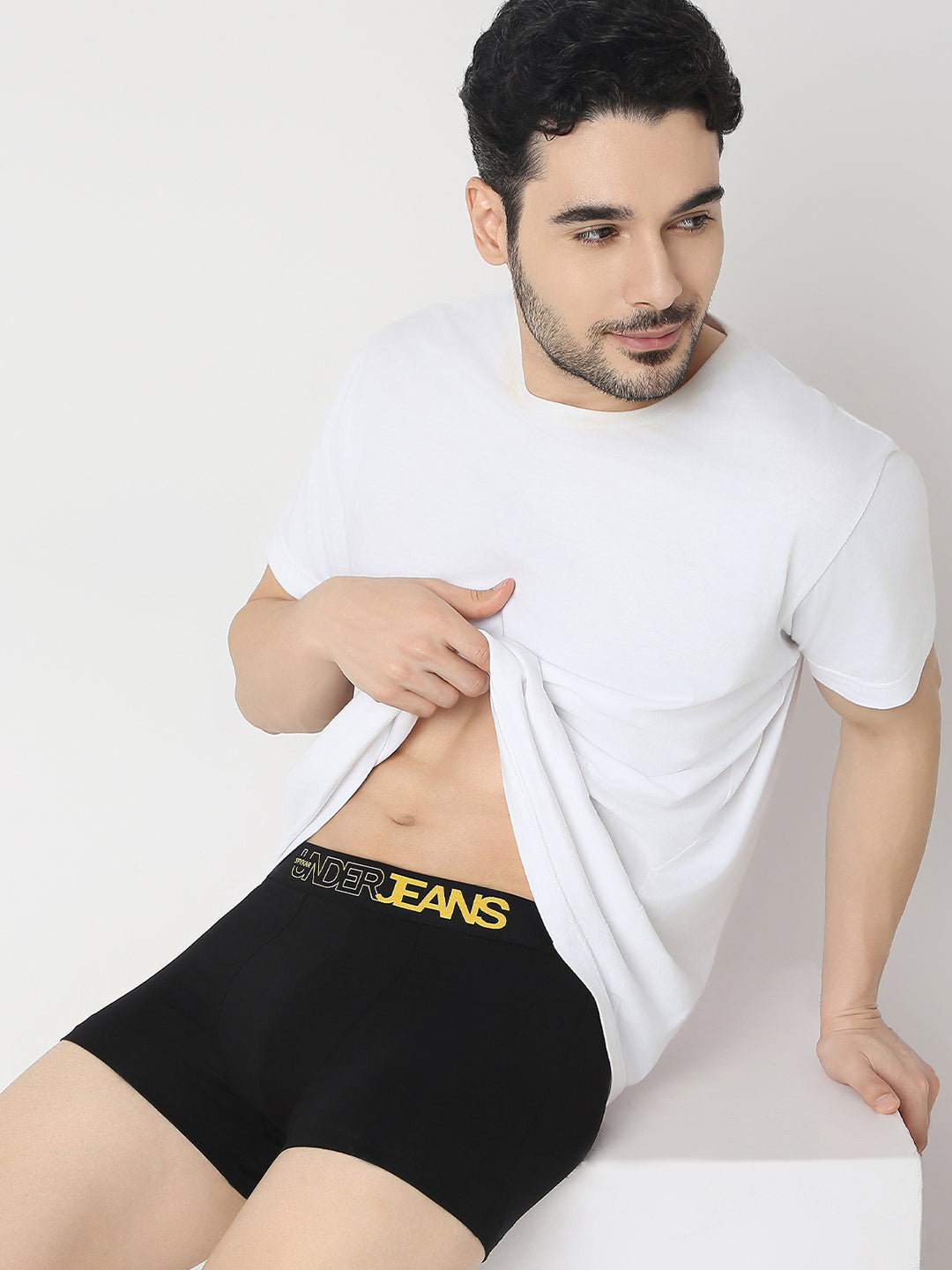 Underjeans Pack Of 2 Olive & Black Trunk