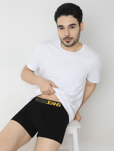 Underjeans Pack Of 2 Black & Maroon Trunk