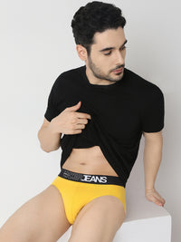 Underjeans Pack Of 2 Solid Regular Fit Briefs