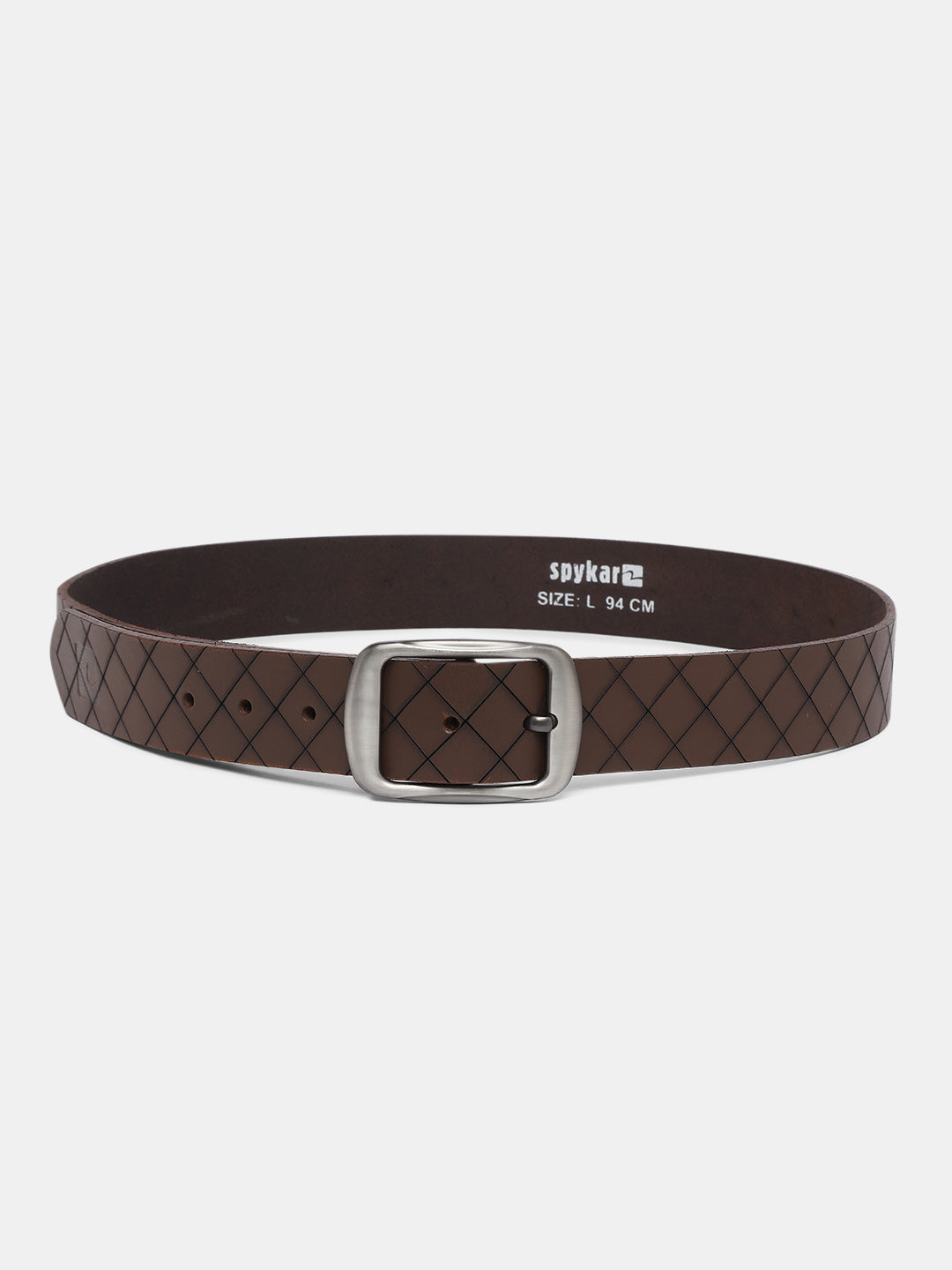 Spykar Men Brown Leather Belt