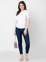 Women Alexa Jeans Super Skinny Fit Dark Blue High Rise