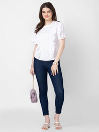 Women Alexa Jeans Super Skinny Fit Dark Blue High Rise