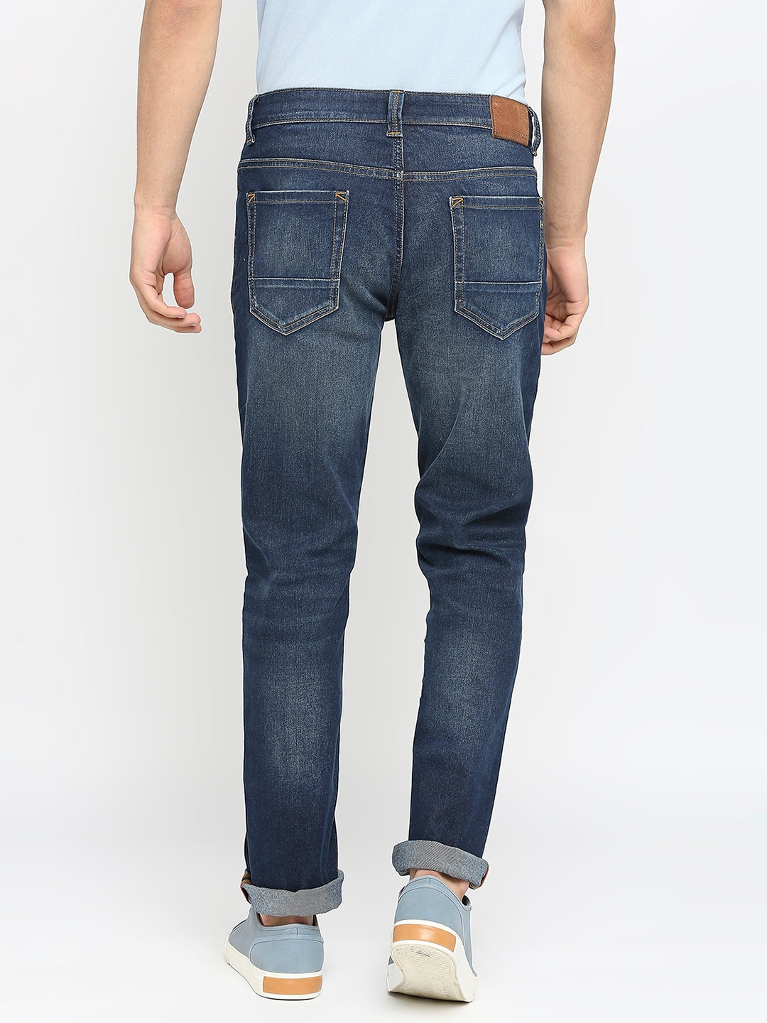 Spykar Men Mid-Rise Light Fade Medium Shade Jeans